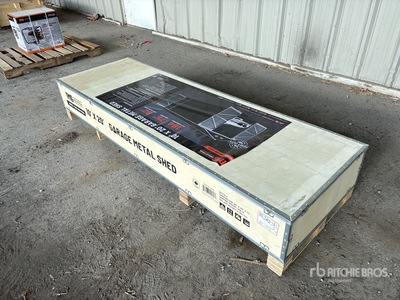 TMG MS1020A 10 ft x 20 ft Metal Shed (Unused)