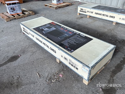 TMG MS1020A 10 ft x 20 ft Metal Shed (Unused)