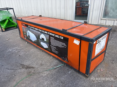 TMG ST3040V 30 ft x 40 ft x 15 ft Peak Ceiling Storage Building (Unused)