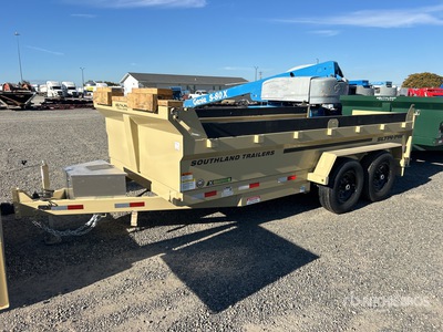 2026 Southland SL714-14K 14 ft T/A Remolque Bañera Ligero