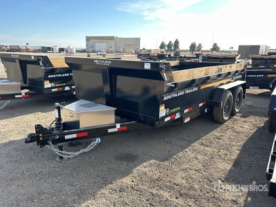 2026 Southland SL714-14K 14 ft T/A Remolque Ligero de Volteo