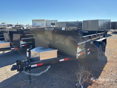 2026 Southland SL612-10K 12 ft T/A Remolque Ligero de Volteo (Unused)