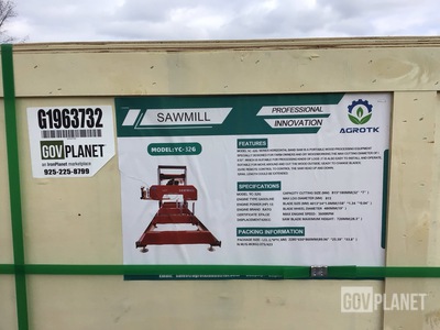 2025 AGT YC-32G Portable Sawmill - Unused