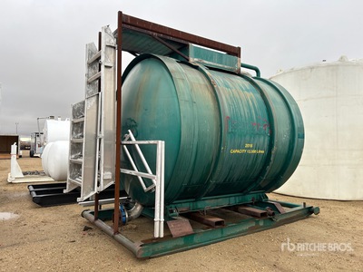2016 Custom Built 13500 L Skid Mounted Steel Tank