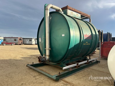 2016 Custom Built 13500 L Skid Mounted Steel Tank