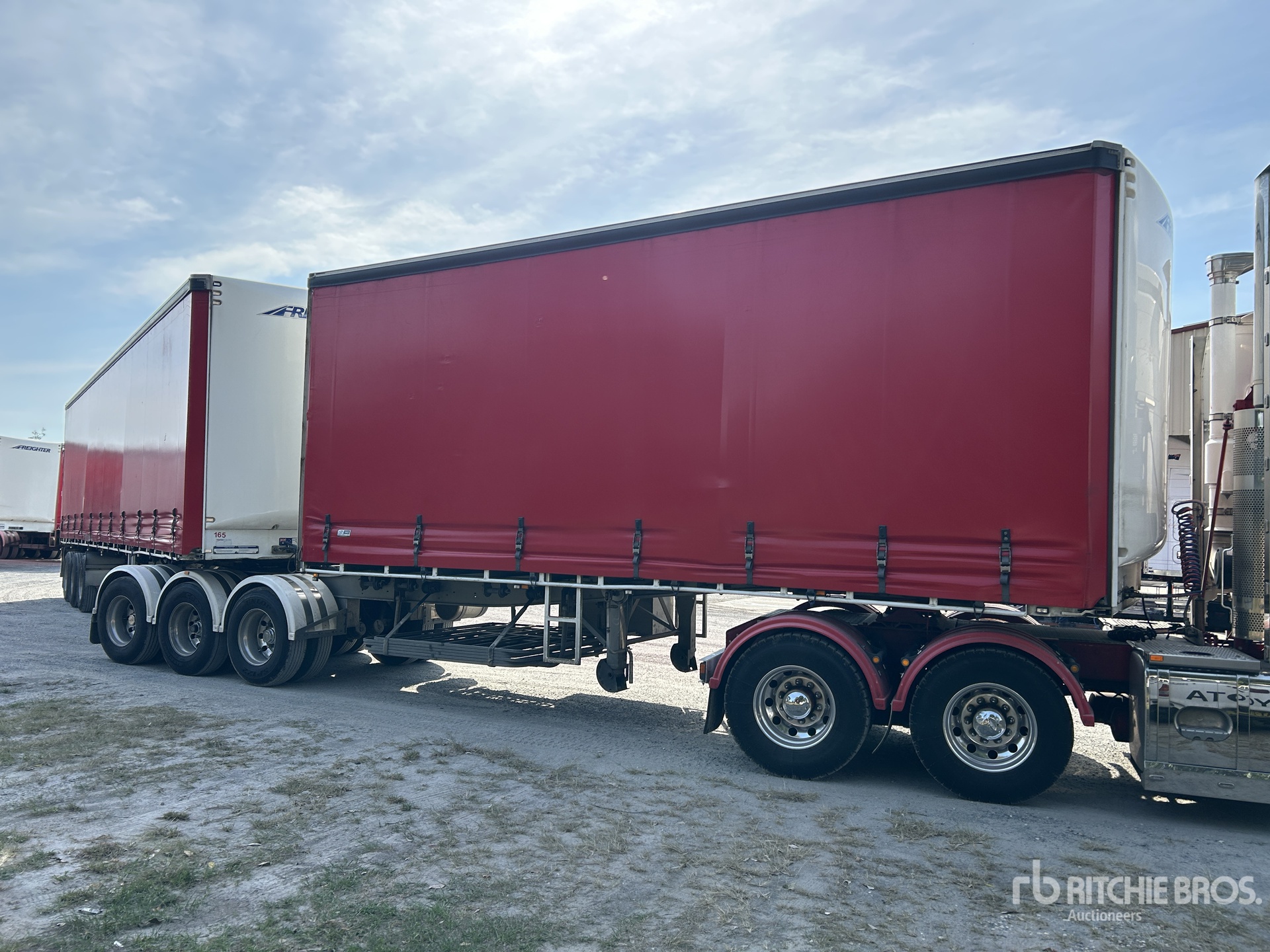 2022 MaxiTrans Tri/A B-Double Lead Curtain Side Trailer