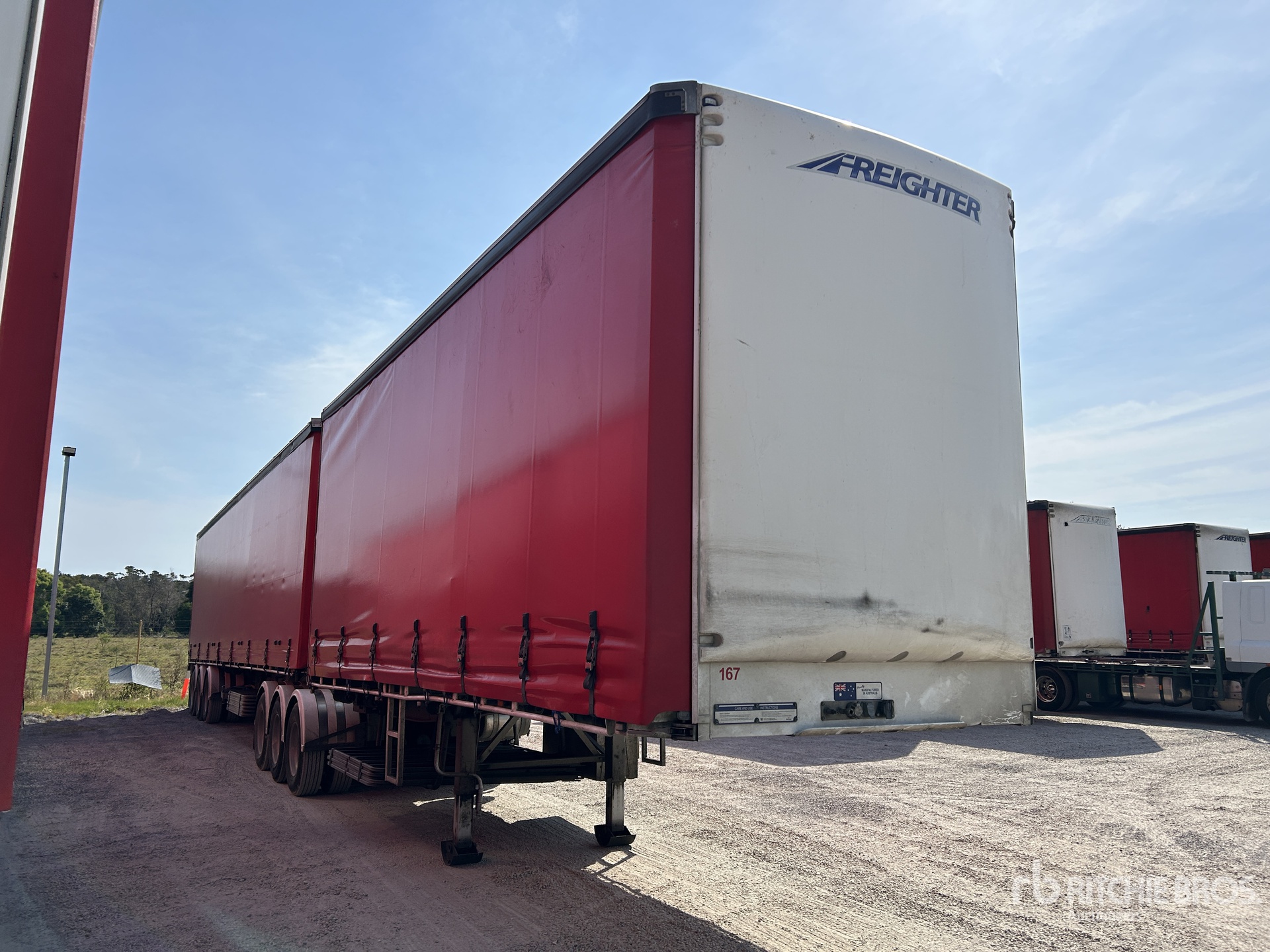 2022 MaxiTrans Tri/A B-Double Lead Curtain Side Trailer