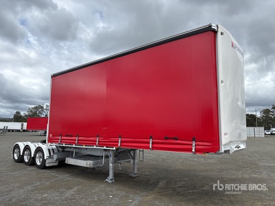 2024 Krueger 7.2 m Tri/A B-Double Lead Curtain Side Trailer
