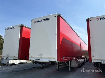 2024 Krueger Tri/A B-Double Lead Rimorchio centinato