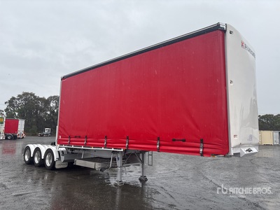 2024 Krueger 7.2 m Tri/A B-Double Lead Curtain Side Trailer