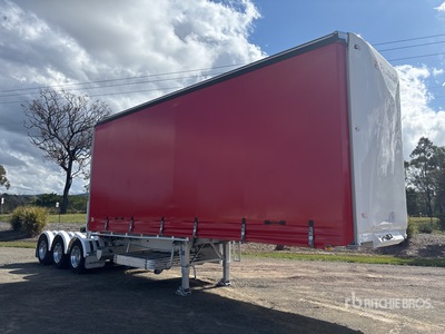 2024 Krueger 7.2 m Tri/A B-Double Lead Curtain Side Trailer