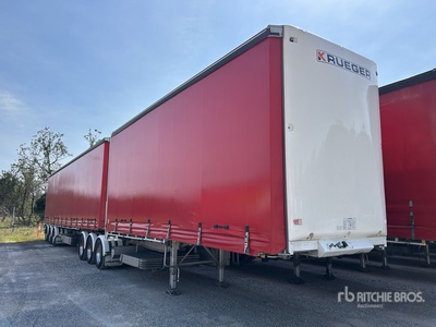 2024 Krueger Tri/A B-Double Lead Rimorchio centinato