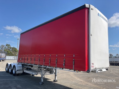 2021 Krueger 7.2 m Tri/A B-Double Lead Curtain Side Trailer