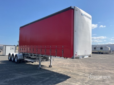 2021 Krueger 7.2 m Tri/A B-Double Lead Curtain Side Trailer