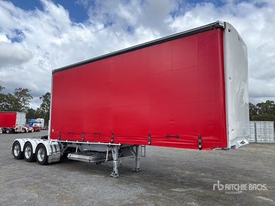 2023 Krueger 7.2 m Tri/A B-Double Lead Remorque pour rideaux latéraux