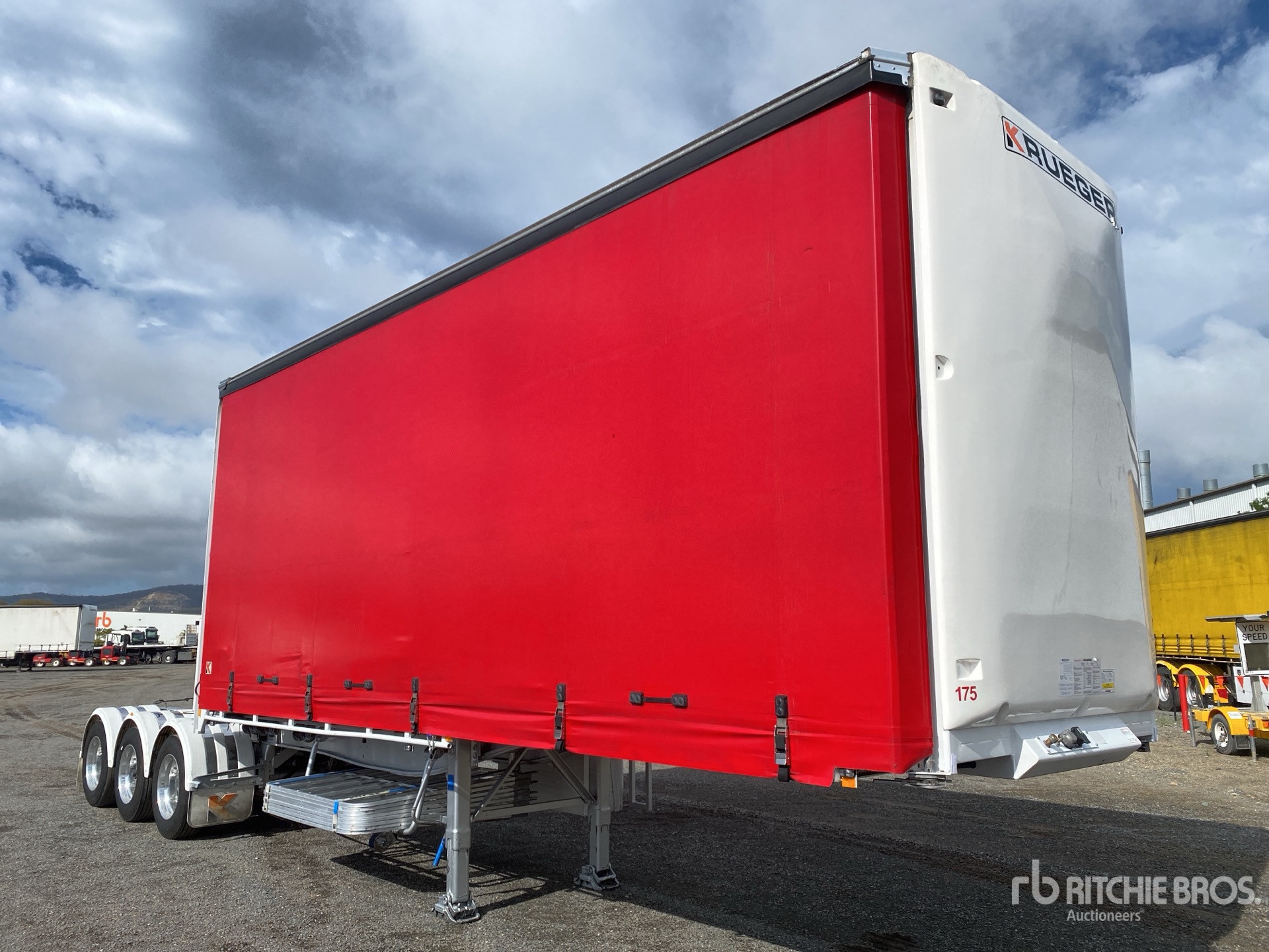 2023 Krueger 7.2 m Tri/A B-Double Lead Rimorchio centinato