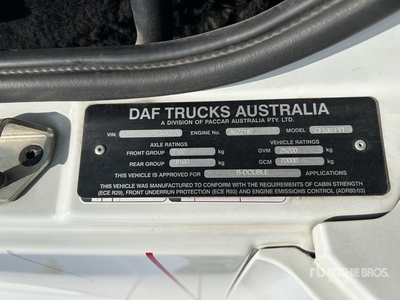 2023 DAF CF530 FTT 6x4 Tracteur Routier Couchette