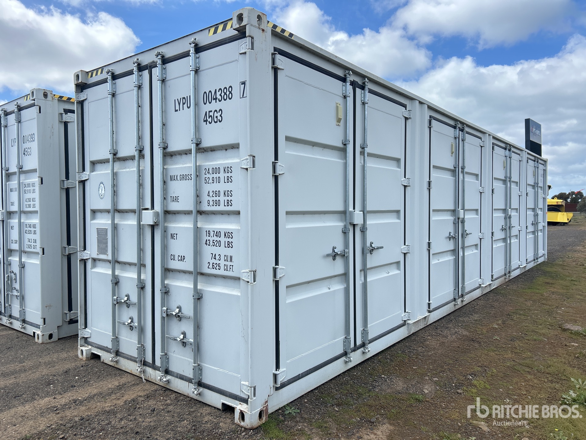 2020 40 ft High Cube Multi-Door Storage Container