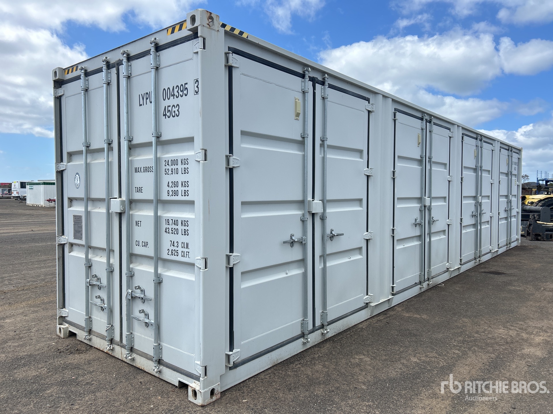 2020 40 ft High Cube Multi-Door Storage Container