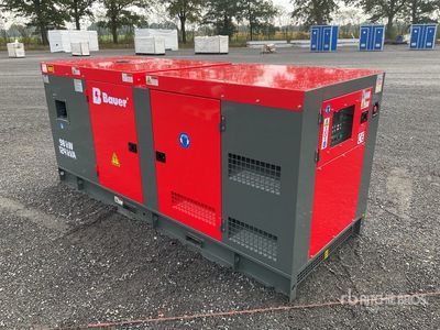 2025 Bauer GFS-90 ATS 90 kW / 112,5 kVA Generator Set (Unused)