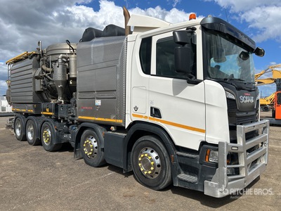 2019 Scania R620 10x4 Twin-Steer w/ 2019 Cappellotto Cap Bora 3200 CL ハイドロバキュームトラック