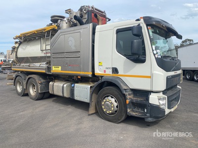 2020 Volvo FE8 6x4 w/ 2020 Cappellotto Cap Combi 2600 CC Vacuum Excavator Truck