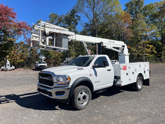 2022 Posi-Plus 700-40 34 ft on 2022 Ram 5500 4x2 Cable Placer Bucket Truck