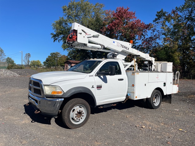 2010 Terex Hi-Ranger LT-38 38 ft on 2011 Ram 5500 Terex LT40 4x4 Bucket Truck