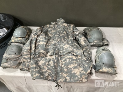 (2) Cold Weather Parkas, (73) Pairs of Knee Pads & (46) Pairs of Elbow Pads