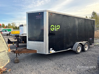 2008 United Express 16 ft T/A Remolque Cerrado