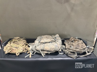 (43) Assault Packs, (6) Large Field Pack Sets & Assorted Items
