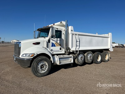 2014 Peterbilt 348 10x4 Quad/A Dump Truck