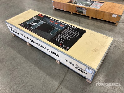 TMG MS1320A 13 ft x 20 ft Metal Shed (Unused)