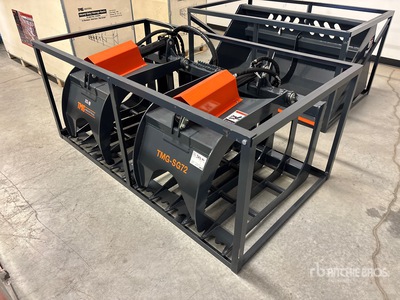 TMG SG72 72 in Skeleton Skid Steer Grapple Bucket (Unused)