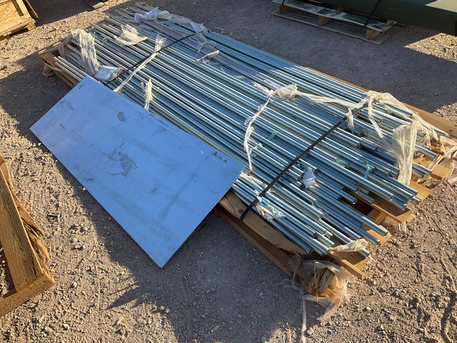 (100) Lengths of Conduits & (4) Sheets of Aluminum Alloy