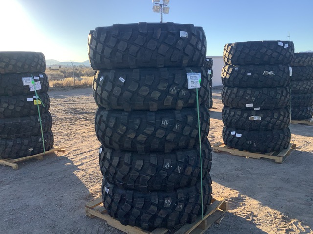 (5) Michelin 395/85R20 Tires