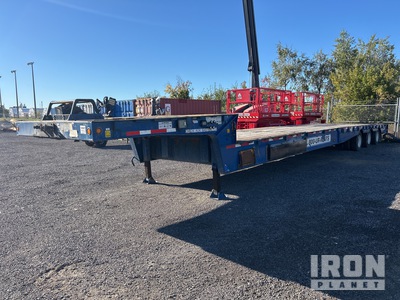 2020 Trail King TK80HST3-53 103600 lb 53 ft Tri/A Gooseneck Hydraulic Tail Trailer