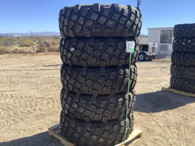 (5) Michelin 395/85R20 Tires