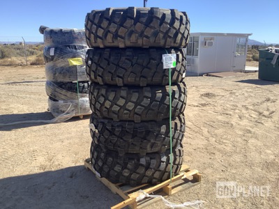 (5) Michelin 395/85R20 Tires