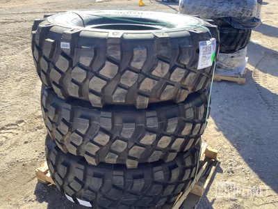 (3) Michelin 395/85R20 Tires