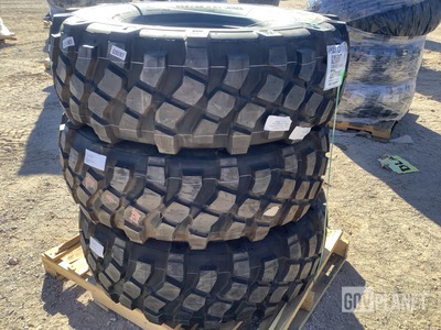 (3) Michelin 395/85R20 Tires
