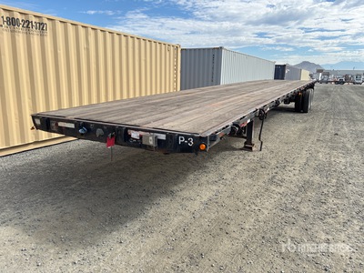 1992 Fontaine FTW-5-8048F 48 ft T/A Flatbed Trailer