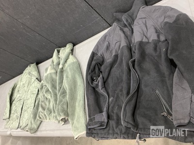 (10) Cold Weather Shirts, (28) Cold Weather Coat Liners & Assorted Items