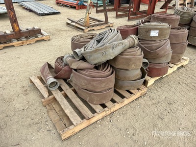 Quantity of (24) 4 in Lay Flat Hose