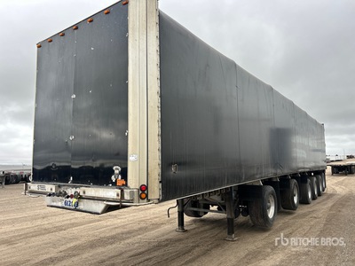 2011 East 50 ft 6/Axle Curtain Side Trailer
