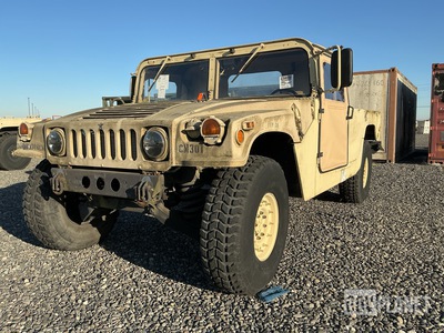2002 AM General M1097R1 HMMWV 2 Door Soft Top w/Truck Body