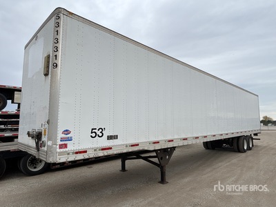 2013 Utility VS2DX 53 ft x 102 in T/A Van Trailer