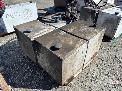 Quantity of (2) Skid Mounted Steel Fuel Tank
