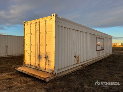 40 ft Standard Open Top Skid-Mounted Lagercontainer