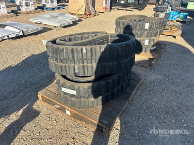 Quantity of (2) T450x100x48 Rubber Tracks